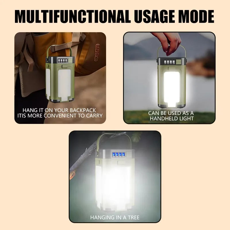Asheborne Ridgelight Solar Camping Light and Power Bank