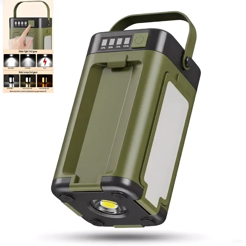 Asheborne Ridgelight Solar Camping Light and Power Bank