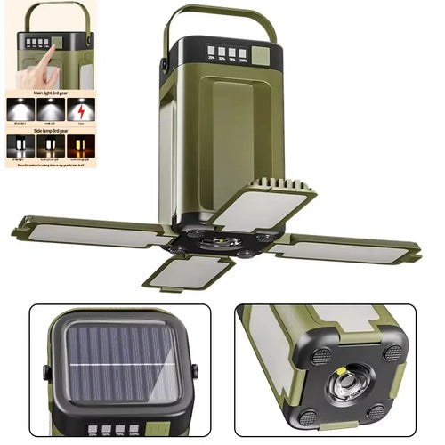 Asheborne Ridgelight Solar Camping Light and Power Bank