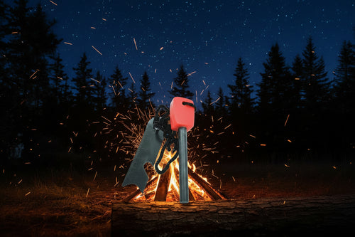Ferro Rod Fire Starter - Emergency Camping Survival Tool