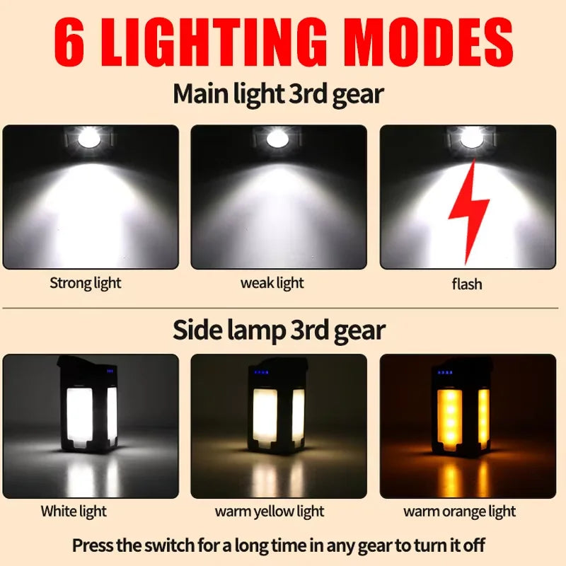 Asheborne Ridgelight Solar Camping Light and Power Bank